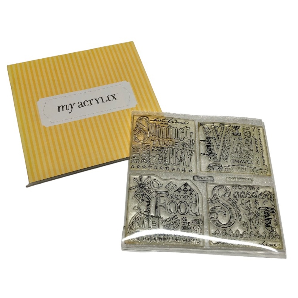 Close to My Heart My Acrylix Stamp Set- D1218 Summertime